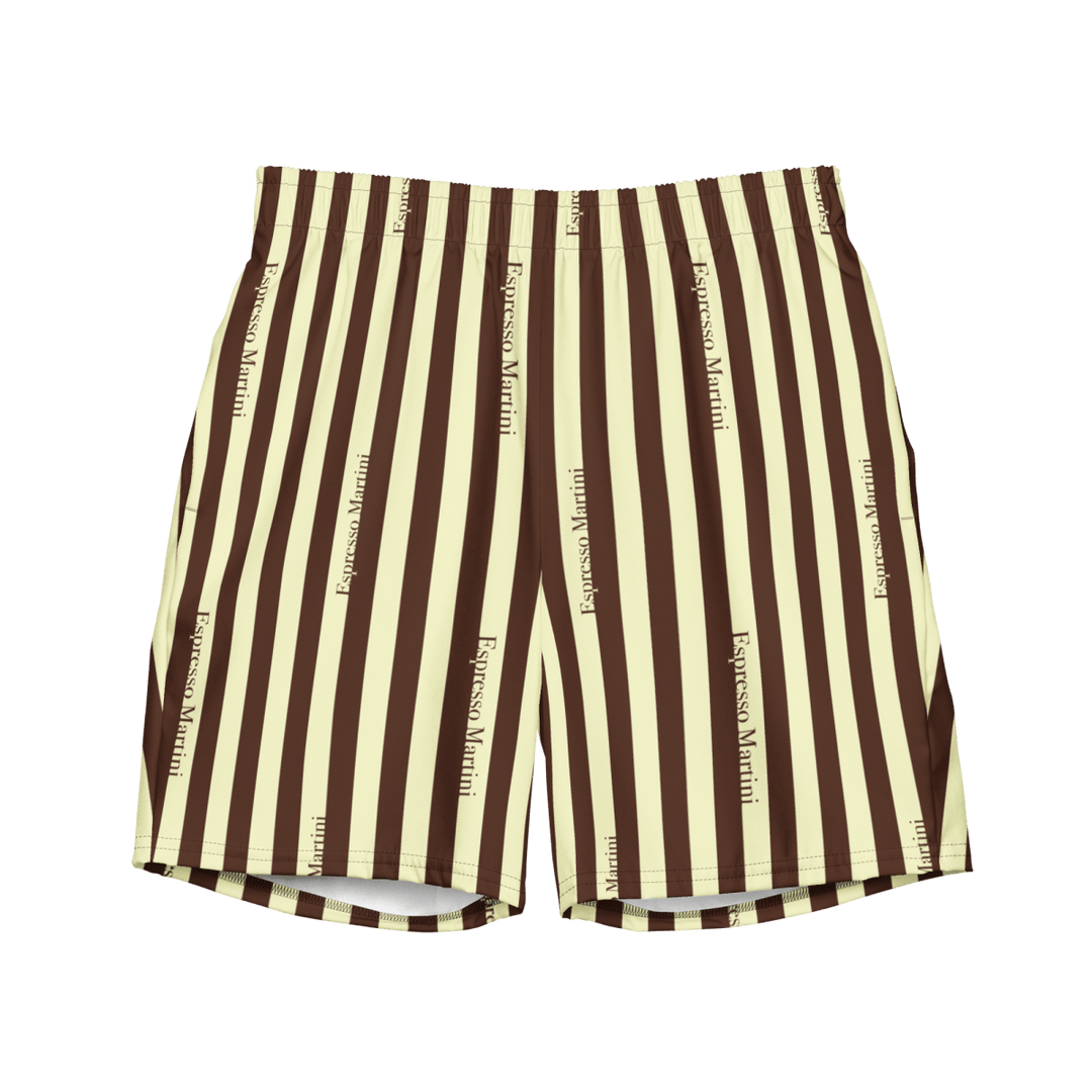 The Espresso Martini Striped swim trunks - 2XS - Cocktailored