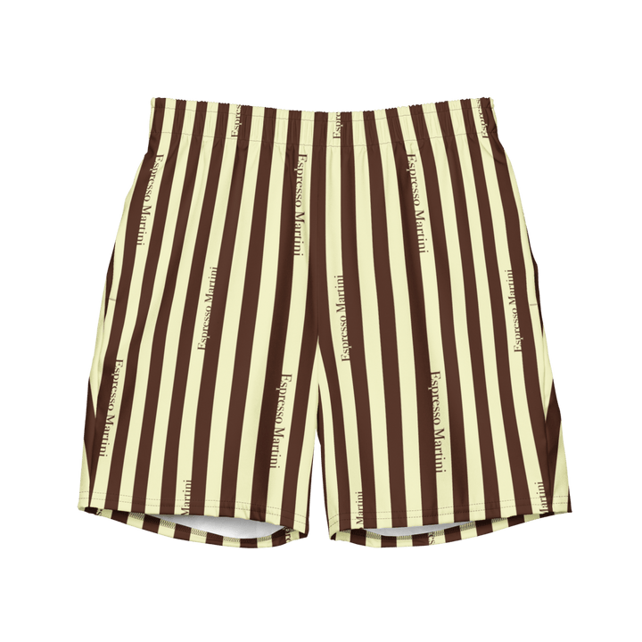 The Espresso Martini Striped swim trunks - 2XS - Cocktailored