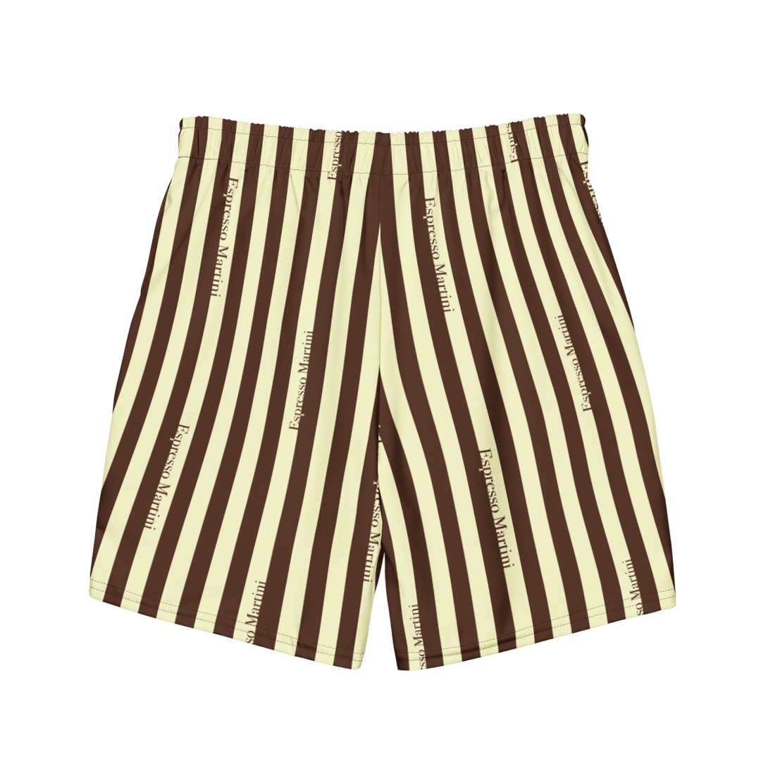 The Espresso Martini Striped swim trunks - 2XS - Cocktailored