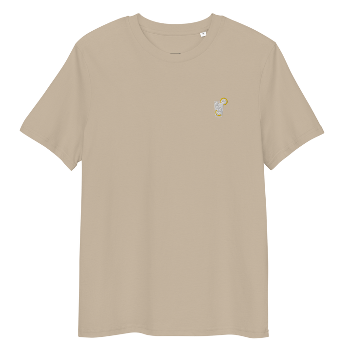 The Gin & Tonic Glass organic t-shirt - Desert Dust - Cocktailored