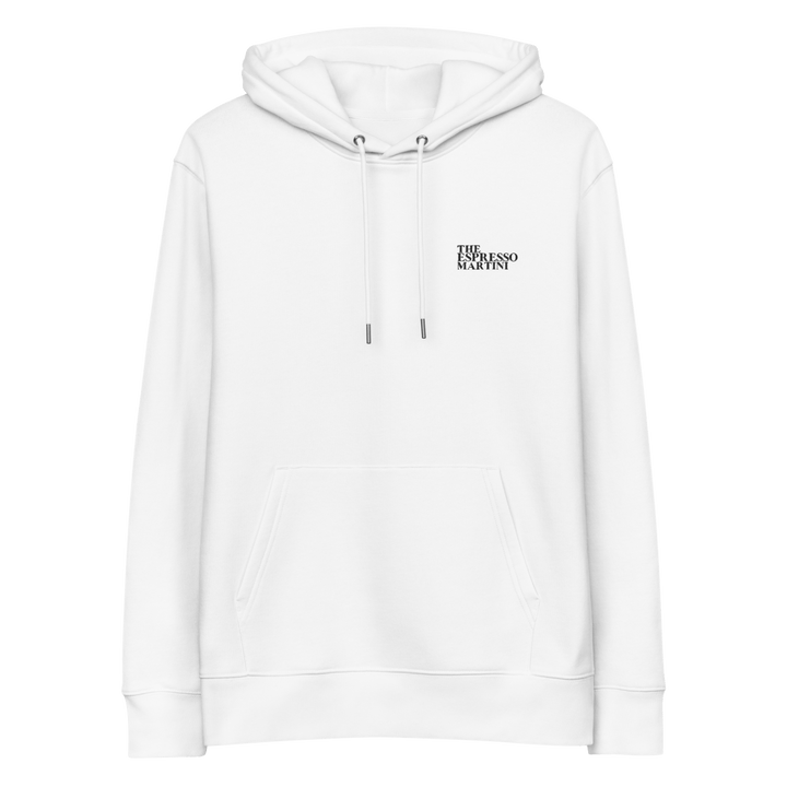 Espresso Martini "Wake Me Up" eco hoodie - White - Cocktailored