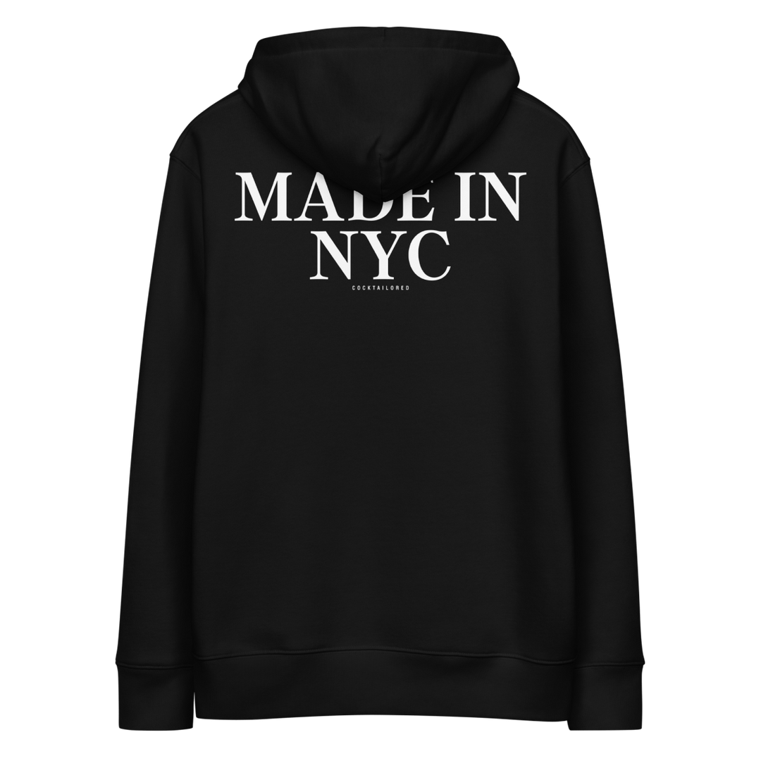 The Dry Martini "Made In" Eco Hoodie - Black - Cocktailored