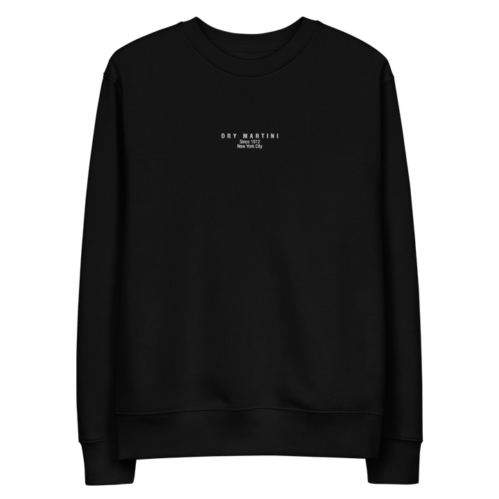 The Dry Martini "Made In" Eco Sweatshirt - Black - Cocktailored