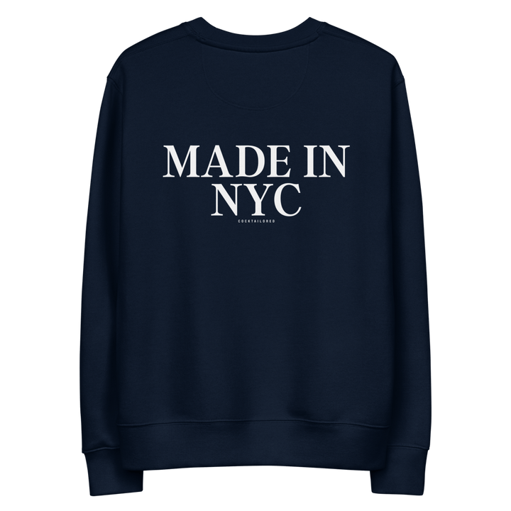 The Dry Martini "Made In" Eco Sweatshirt - French Navy - Cocktailored