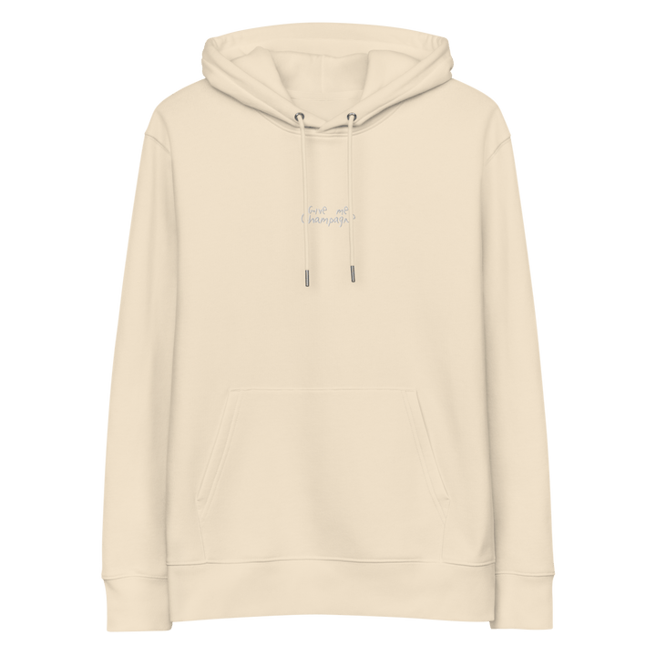 The Give Me Champagne eco hoodie - Desert Dust - Cocktailored