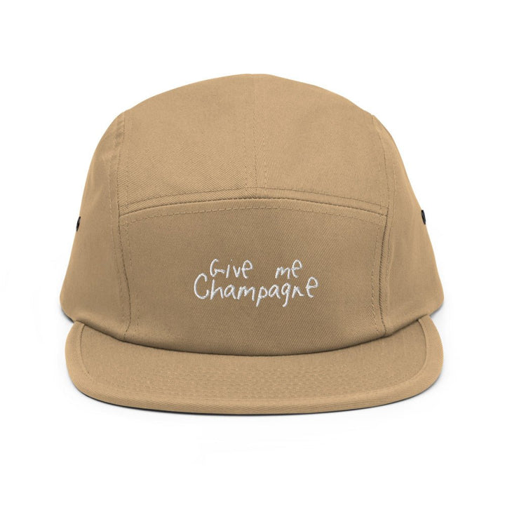 The Give Me Champagne Hipster Hat - Khaki - Cocktailored