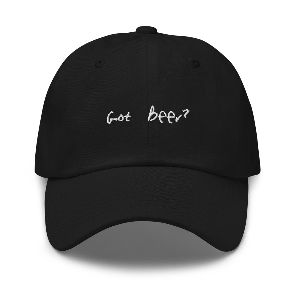 The Got Beer? Dad hat - Black - Cocktailored