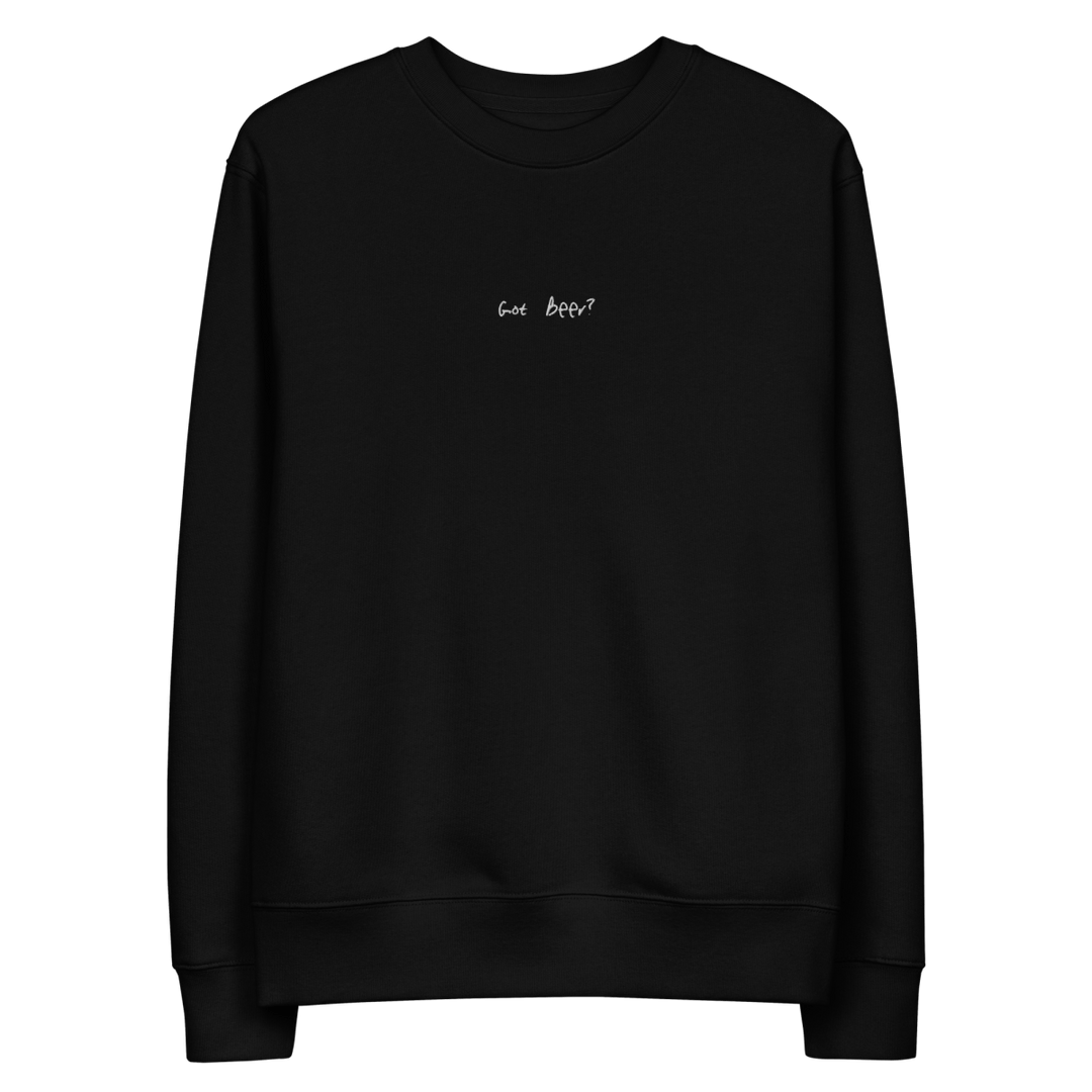 The Got Beer? eco sweatshirt - Black - Cocktailored