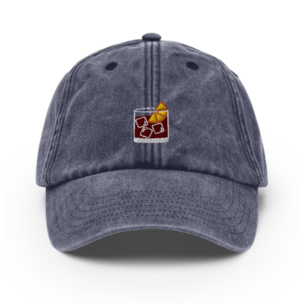The Negroni Glass Vintage Hat - Vintage Denim - Cocktailored