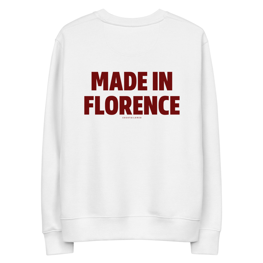 The Negroni "Made In" Eco Sweatshirt - White - Cocktailored