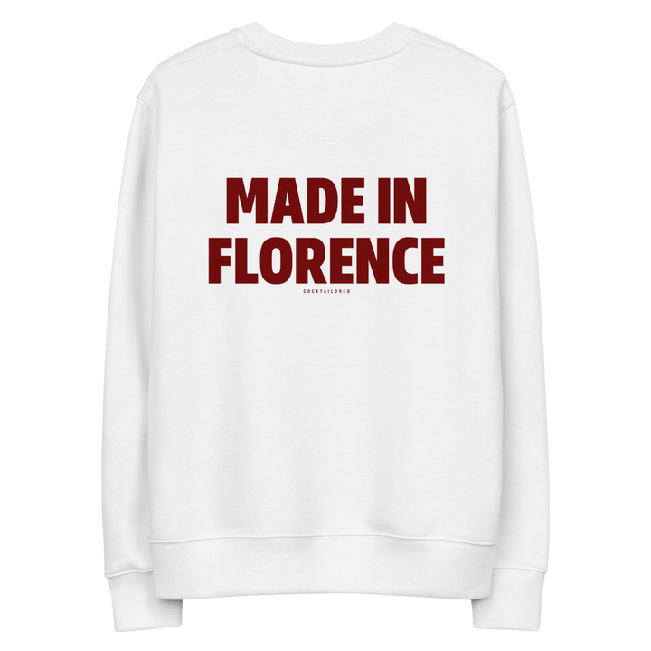 The Negroni "Made In" Eco Sweatshirt - White - Cocktailored