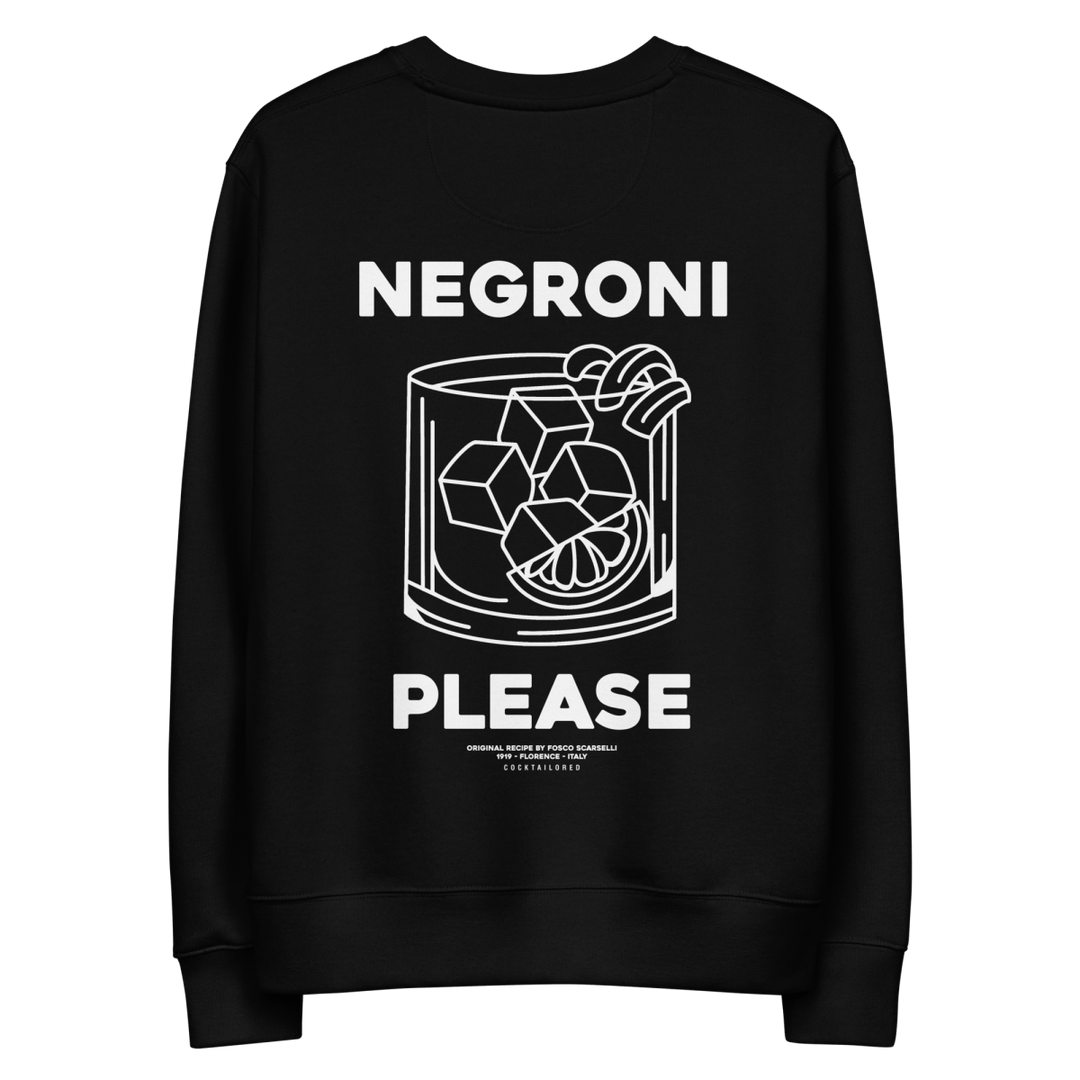 The Negroni Pls. Eco Sweatshirt - Black - Cocktailored