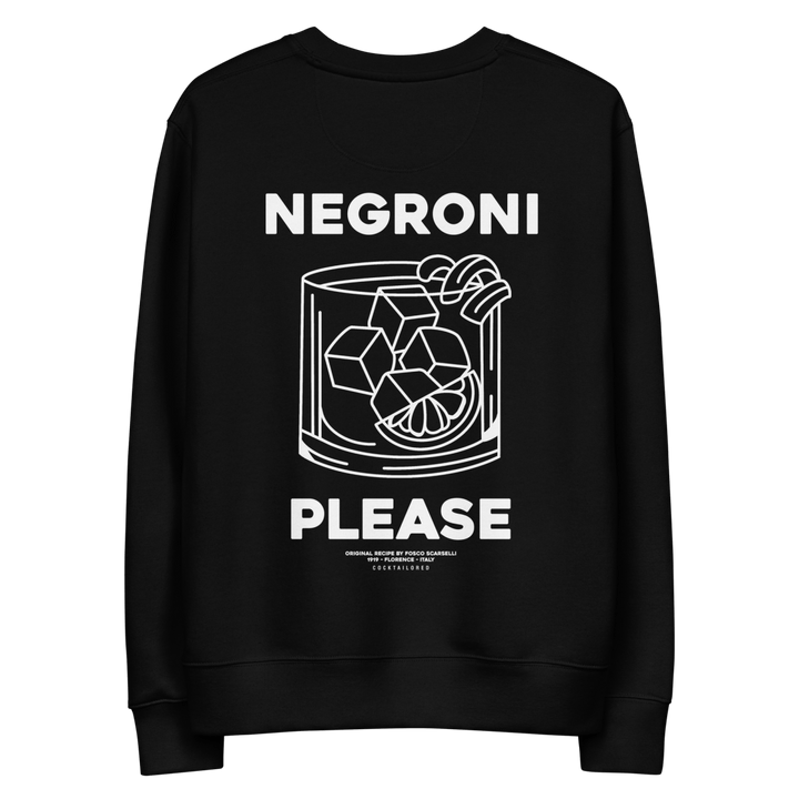 The Negroni Pls. Eco Sweatshirt - Black - Cocktailored