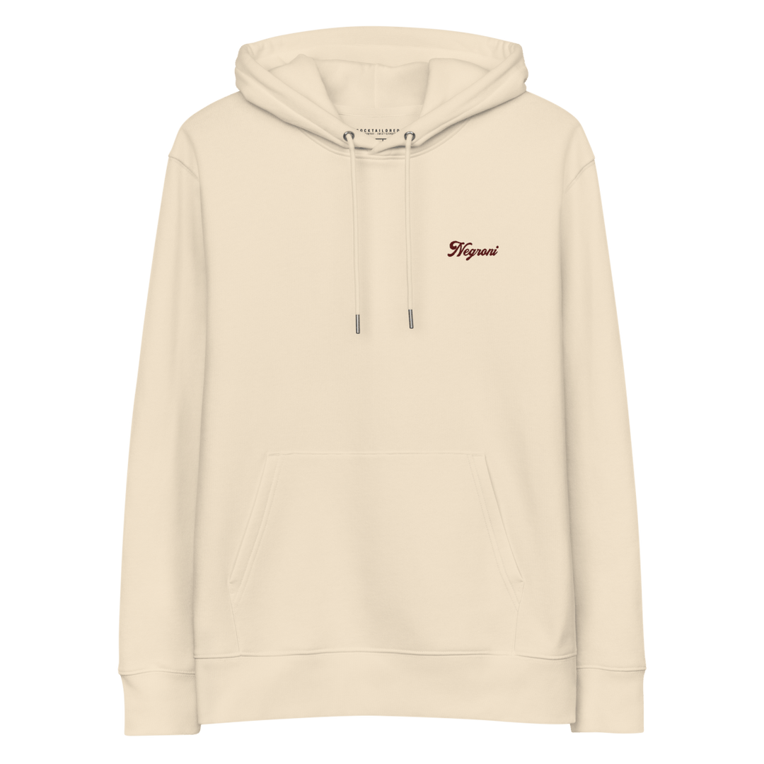 The Negroni Script Eco Hoodie - Desert Dust - Cocktailored