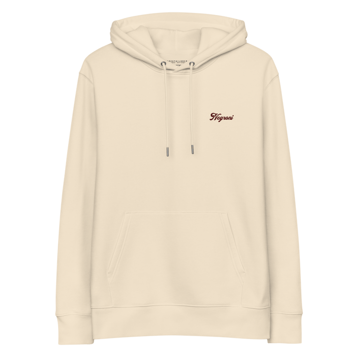 The Negroni Script Eco Hoodie - Desert Dust - Cocktailored