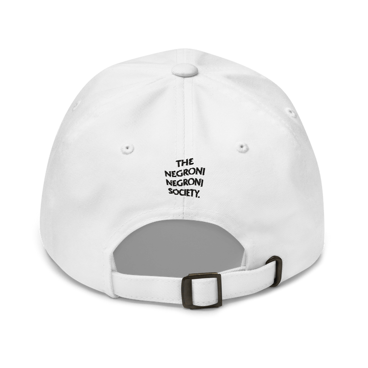 The Negroni Society Dad hat "THE DRINK" - White - Cocktailored