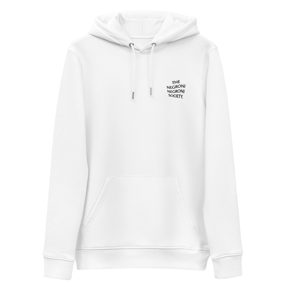 The Negroni Society eco hoodie - Winter Sale - White - Cocktailored