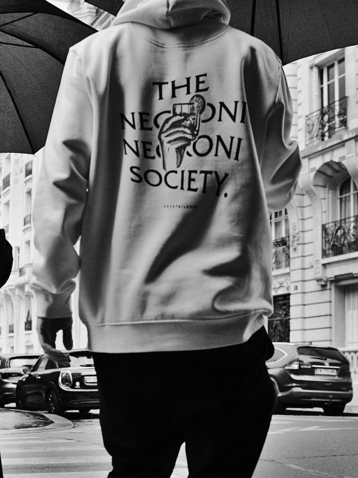 The Negroni Society eco hoodie - Winter Sale - Black - Cocktailored