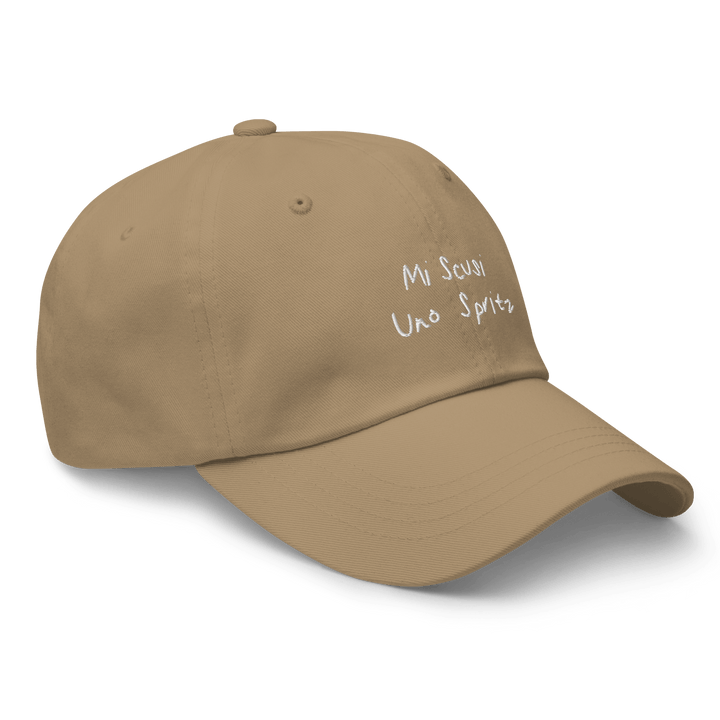 The Scusi Spritz Dad hat - Khaki - Cocktailored