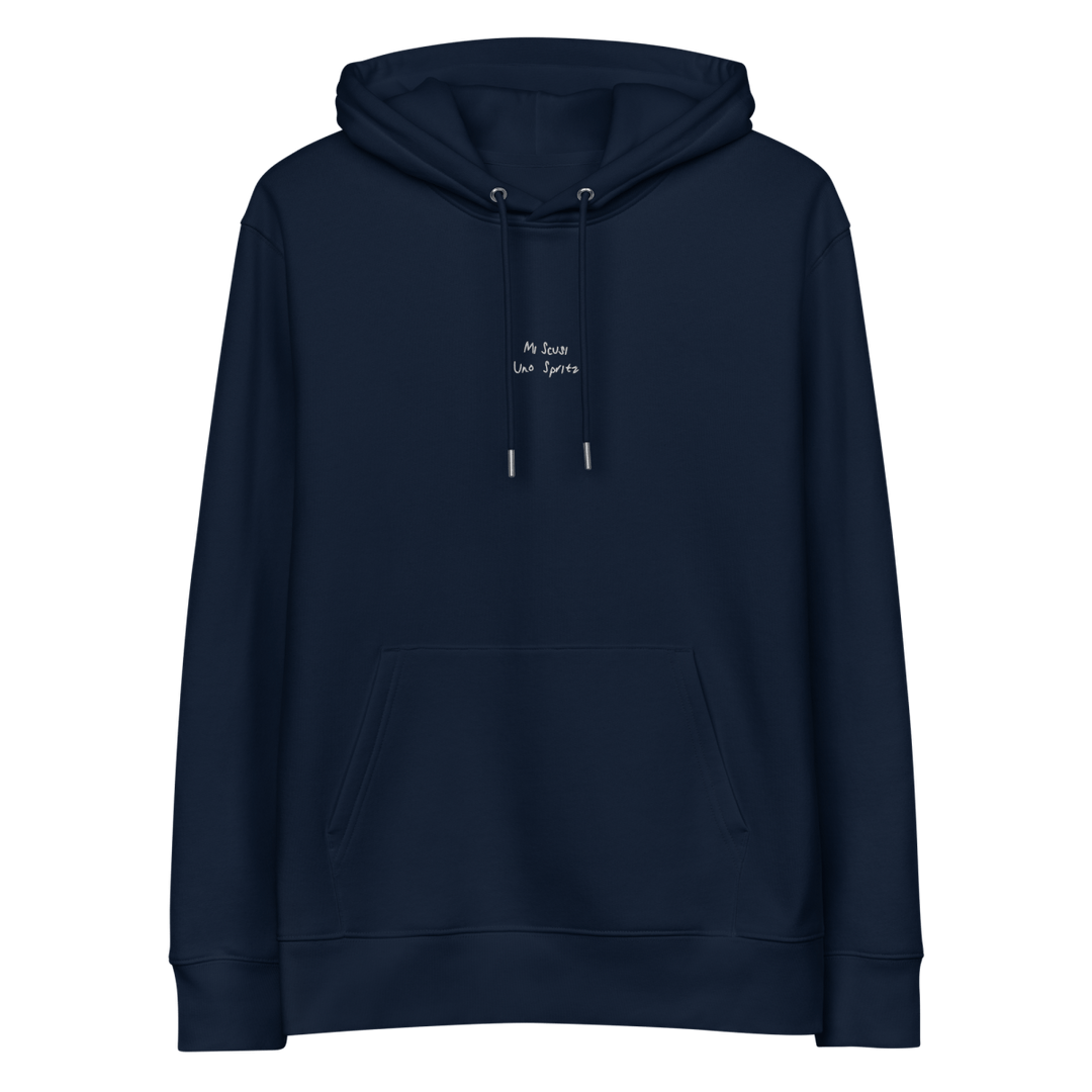 The Scusi Spritz eco hoodie - French Navy - Cocktailored