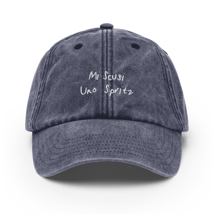 The Scusi Spritz Vintage Hat - Vintage Denim - Cocktailored