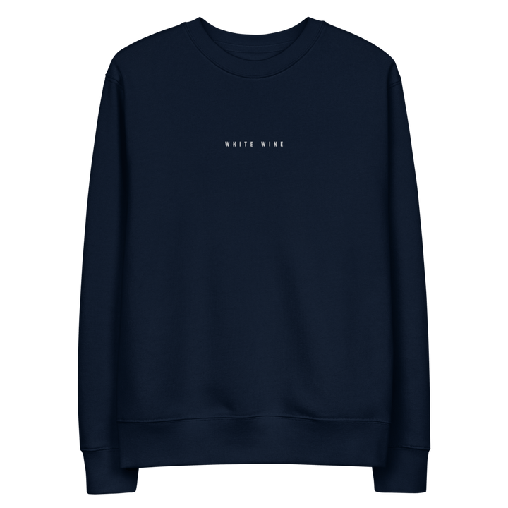 The White Wine eco sweatshirt - French Navy - Cocktailored