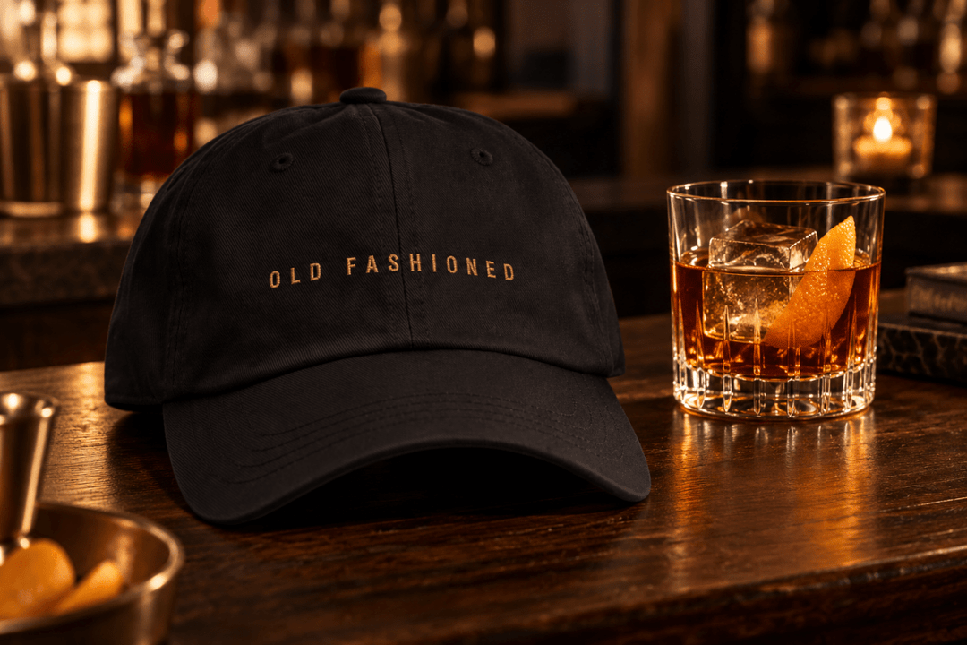 Old Fashioned-cadeaus: petten en T-shirts — Cocktailored