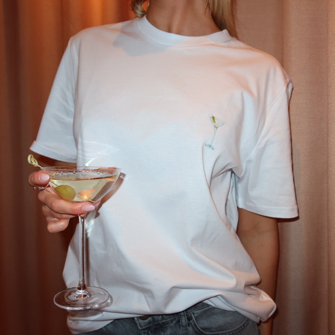 Dirty Martini organic t-shirt - S - Cocktailored