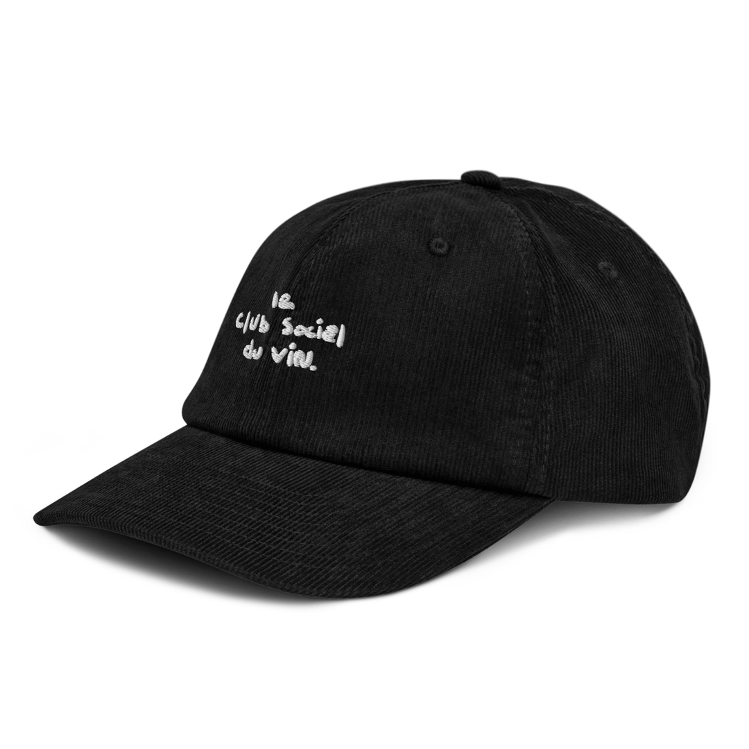 le club social du vin. Corduroy hat - Black - Cocktailored