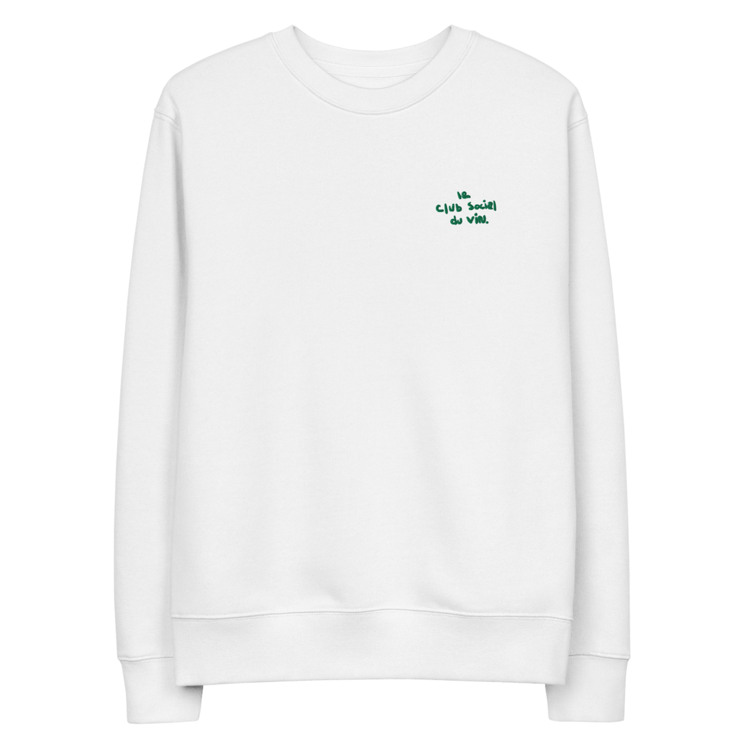 le club social du vin. eco sweatshirt - Black - Cocktailored