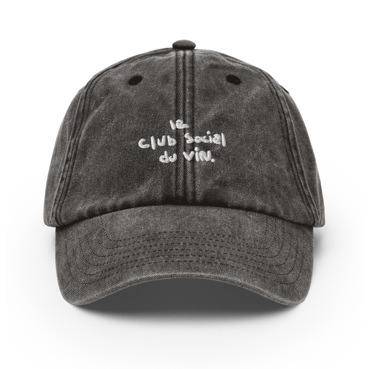 le club social du vin. Vintage Hat - Vintage Black - Cocktailored