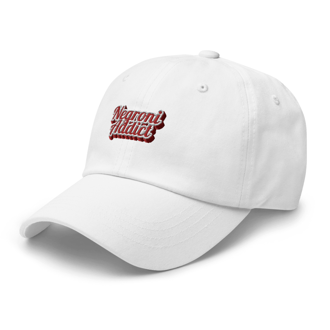 Negroni Addict Dad hat - White - Cocktailored