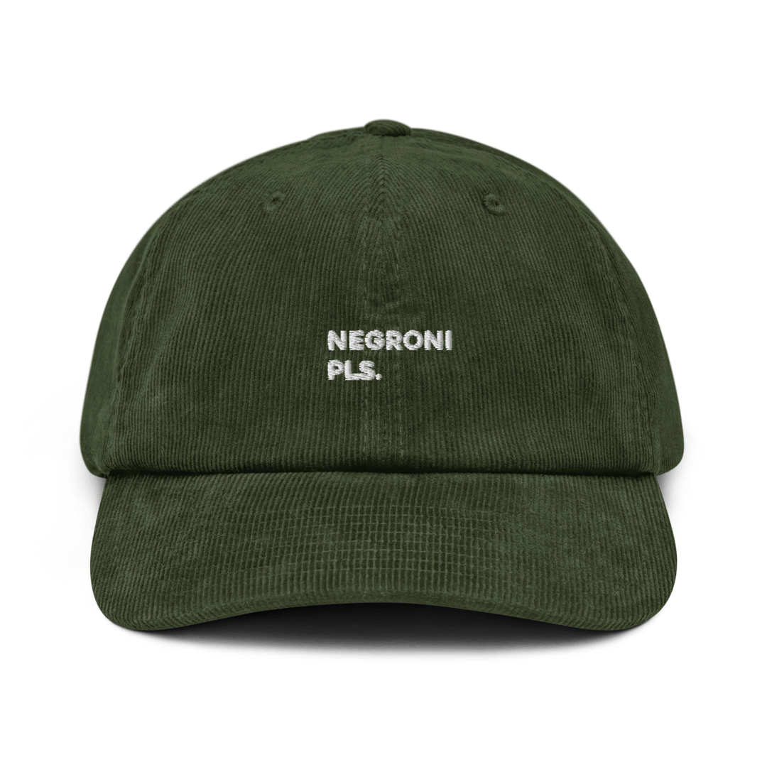 Negroni Pls. Corduroy hat - Dark Olive - Cocktailored