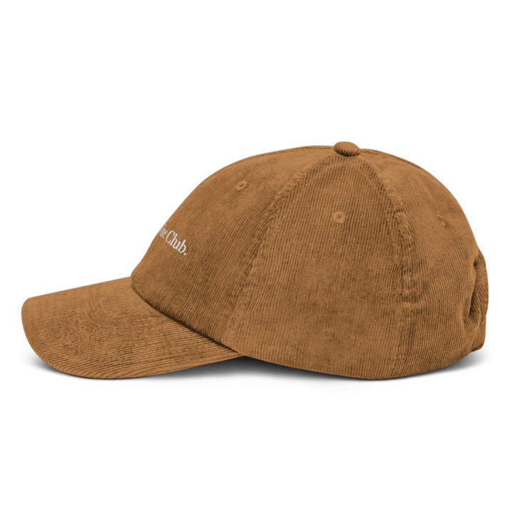 Social Wine Club Corduroy hat - Camel - Cocktailored