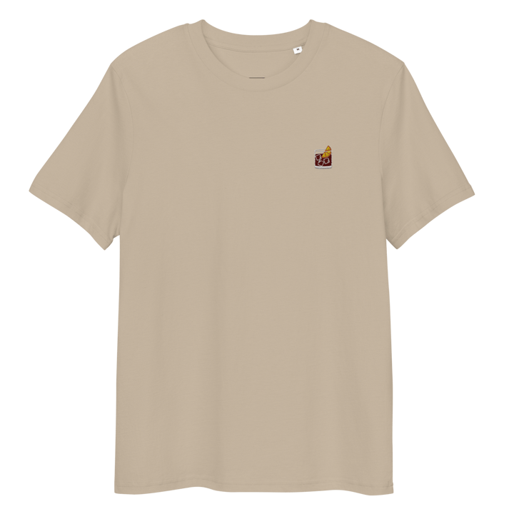 The Negroni Glass organic t-shirt - Desert Dust - Cocktailored