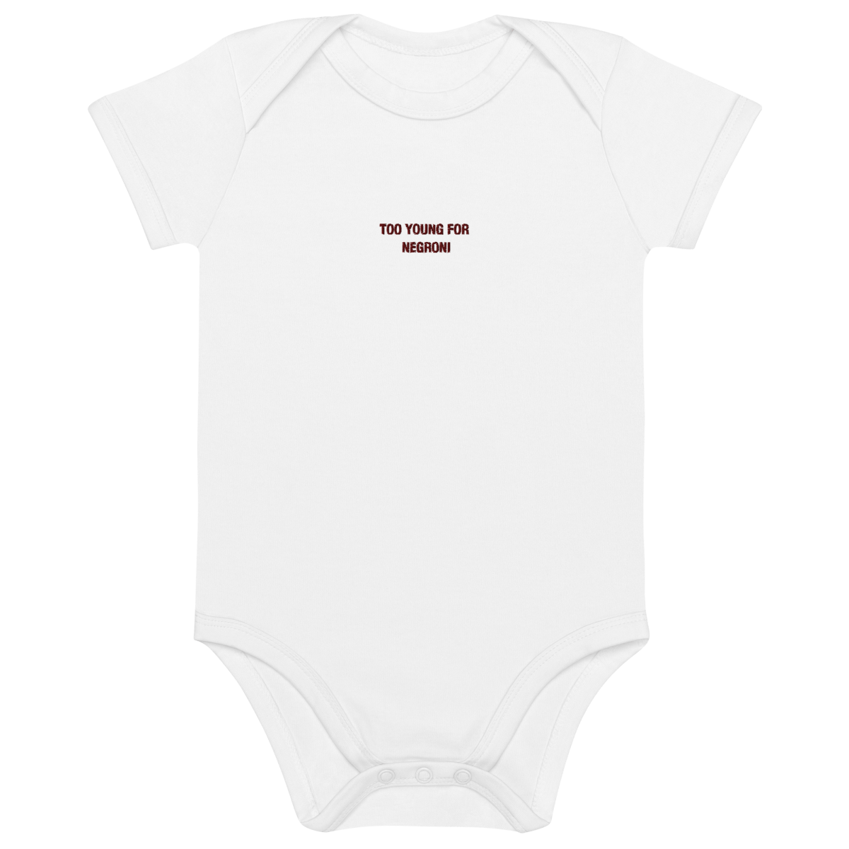 The Negroni Organic cotton baby bodysuit