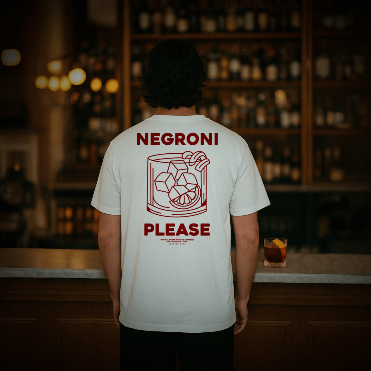 Les Negroni pls. T-shirt biologique