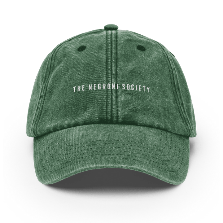 The Negroni Society "The Bar" Vintage Hat - Vintage Bottle Green - Cocktailored