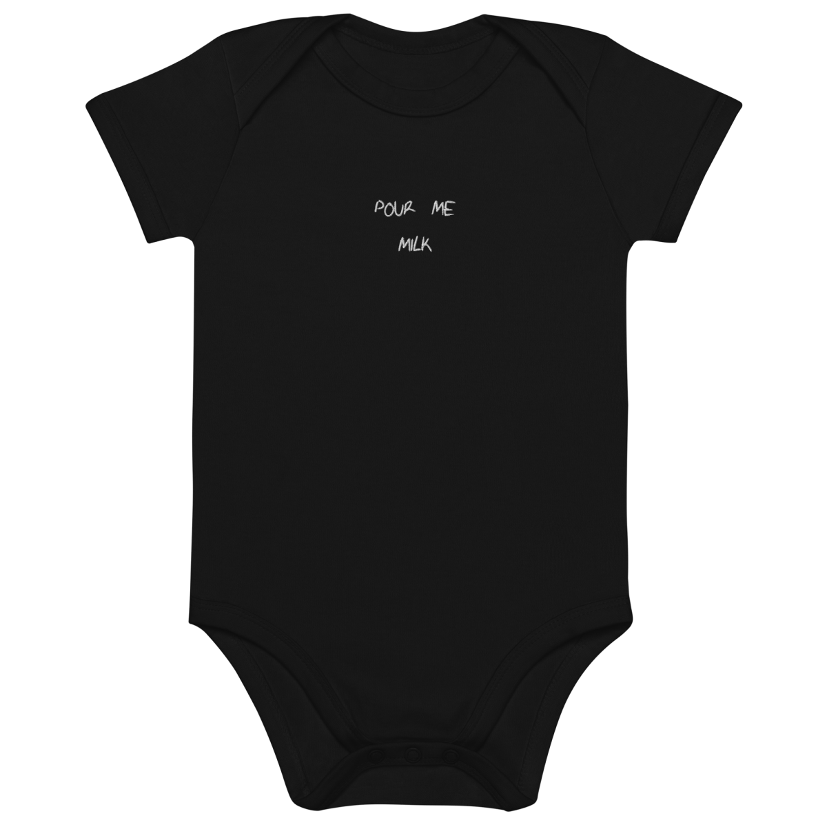 The Pour Me Milk Organic cotton baby bodysuit