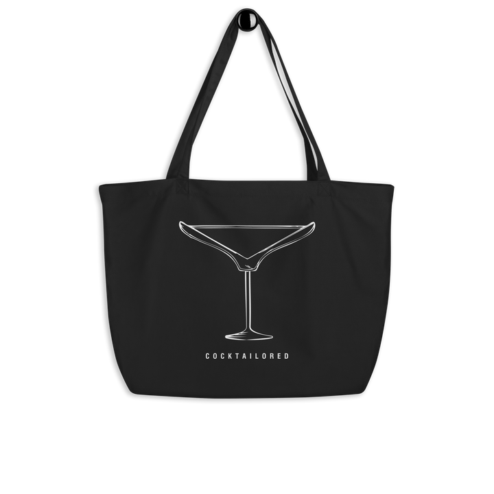 Cocktailored Large organic tote bag - Black - Cocktailored