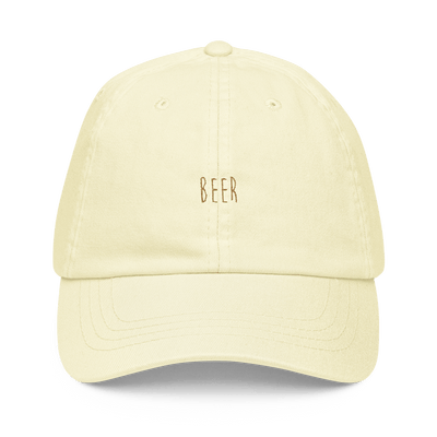 The Beer Pastel Hat - Pastel Lemon - - Cocktailored