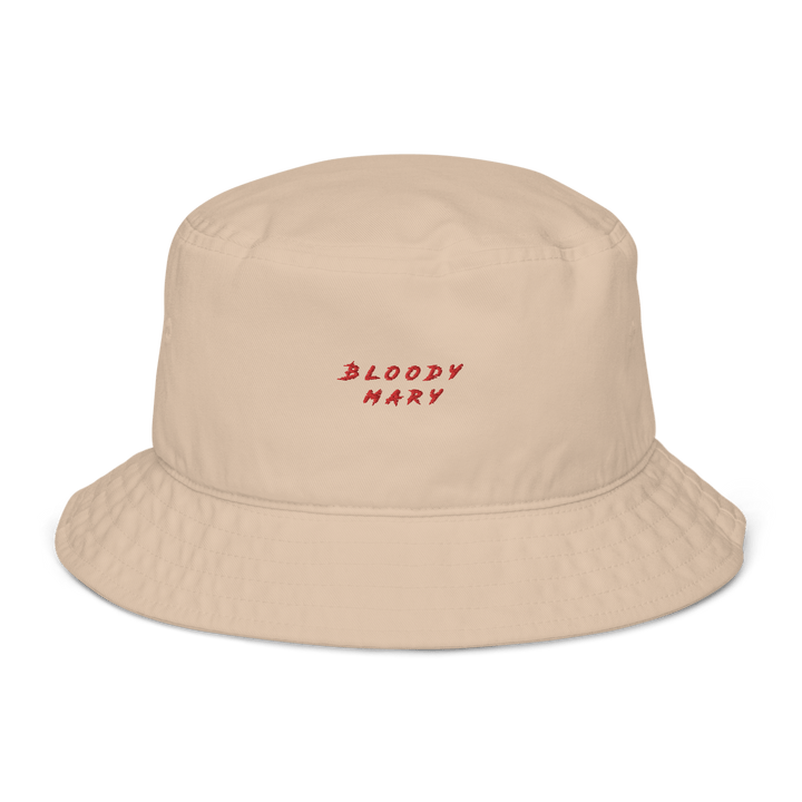 The Bloody Mary Organic bucket hat - Stone - Cocktailored