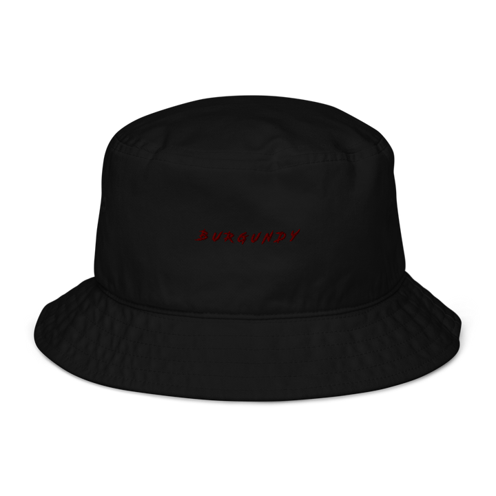 The Burgundy Organic bucket hat - Black - Cocktailored