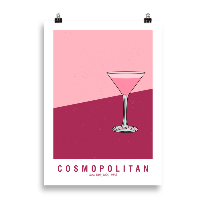 The Cosmopolitan Poster - 50x70 cm - Cocktailored
