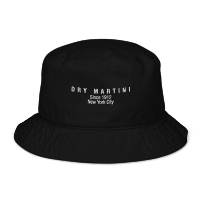 The Dry Martini 1912 Organic bucket hat - Black - - Cocktailored