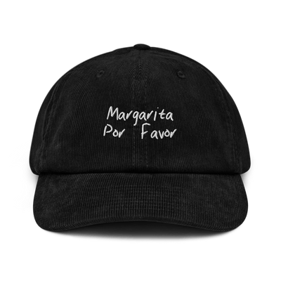 The Margarita Por Favor Corduroy hat - Black - - Cocktailored