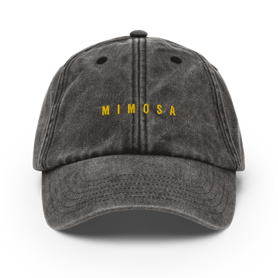 The Mimosa Vintage Hat - Vintage Black - - Cocktailored