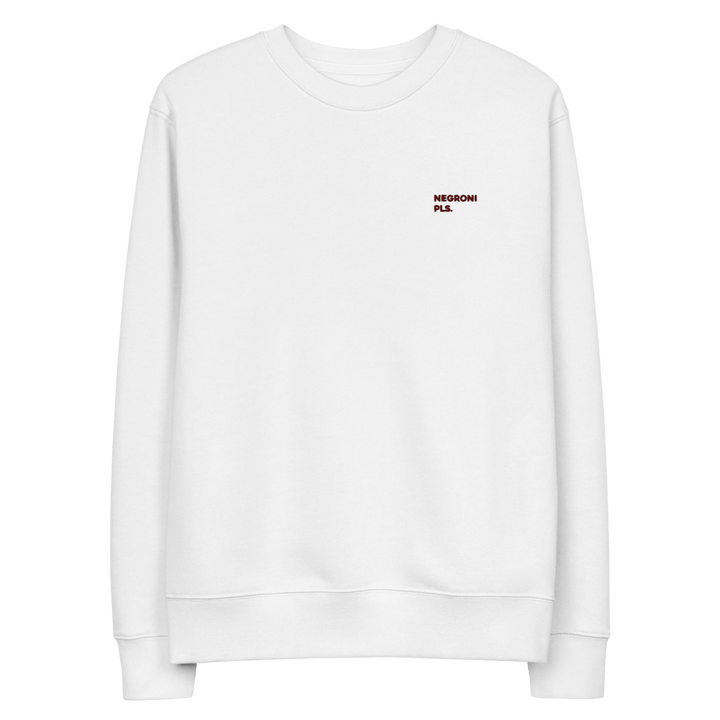 The Negroni Pls. Eco Sweatshirt - White - Cocktailored
