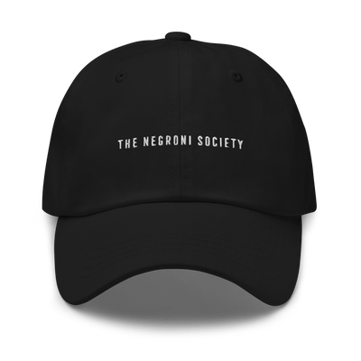The Negroni Society "The Bar" Dad Hat - Black - - Cocktailored