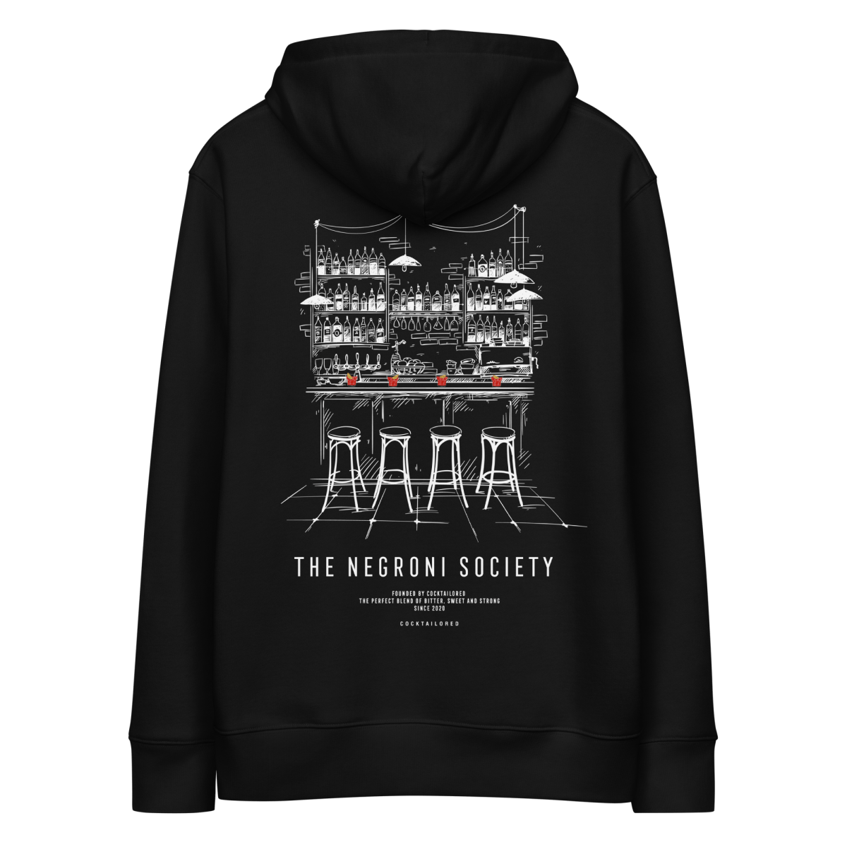 Der Negroni Society "Die Bar" Eco Hoodie